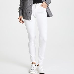 White J Brand skinny leg jeans